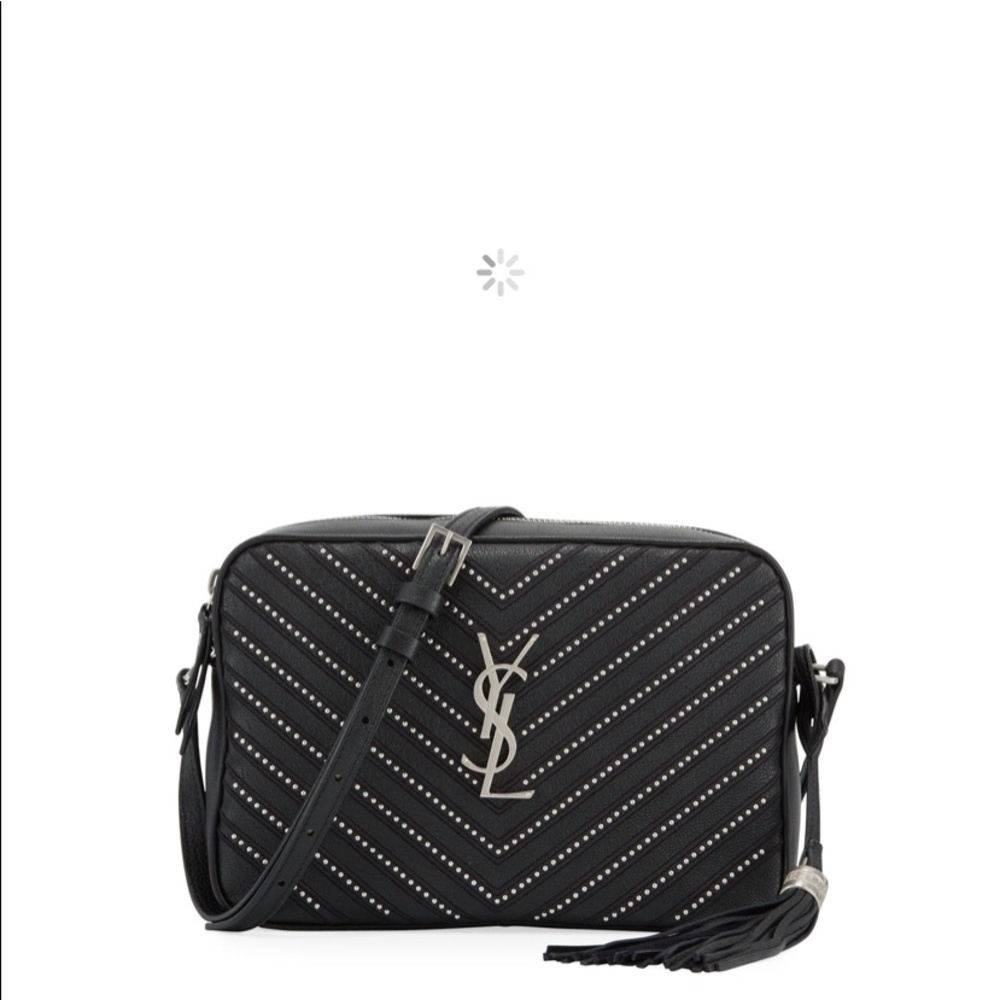 Ysl camera Lou bag with rhinestones. New